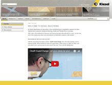 Tablet Screenshot of en.kiesel.com