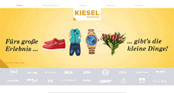 Desktop Screenshot of kiesel.at