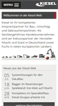Mobile Screenshot of kiesel.net